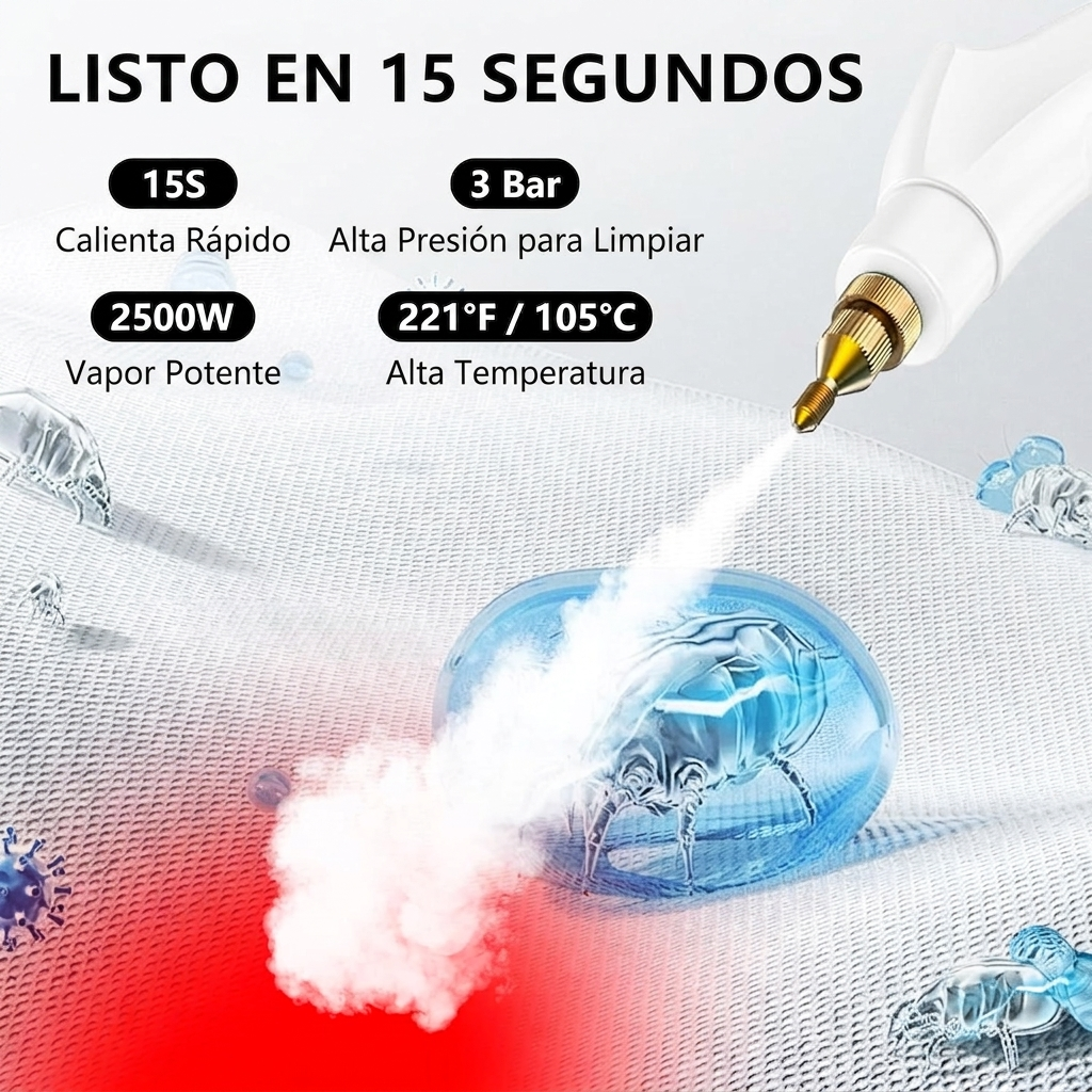 Limpiadora a Vapor Multifuncior