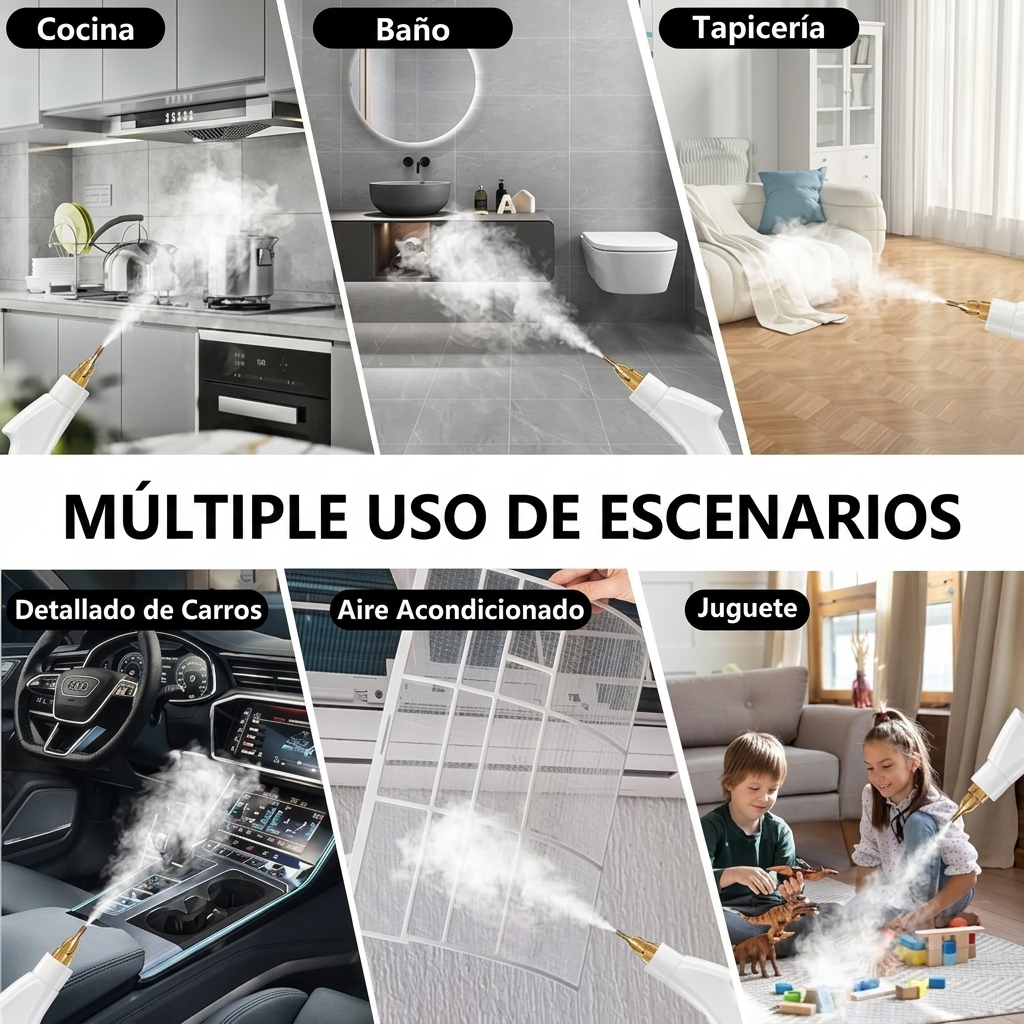Limpiadora a Vapor Multifuncior